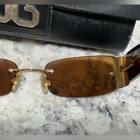 Vintage Dolce & Gabbana Prescription Frames  DG107-B. Tortoise/Brown/Gold 2000’s - Picture 12 of 13